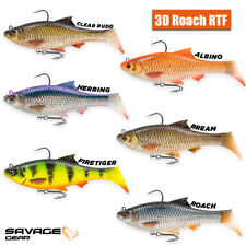 Savage Gear 3D Roach RTF Lures - Ready To Fish Predator Fishing Lures - All Size