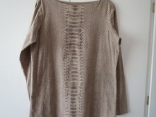 Diane Gilman from QVC Ladies Top with Snake skin effect, Size Medium