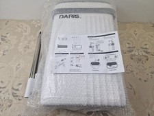 Flat Mop and Bucket with Wringer Set for Floor Cleaning -Hands Free White (READ)