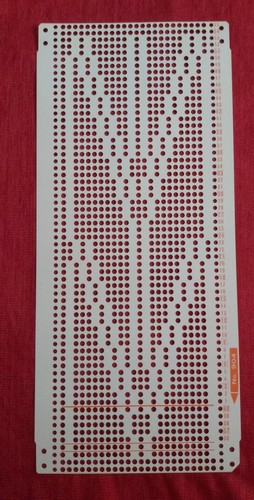 Punchcard from the toyota - punchcard,