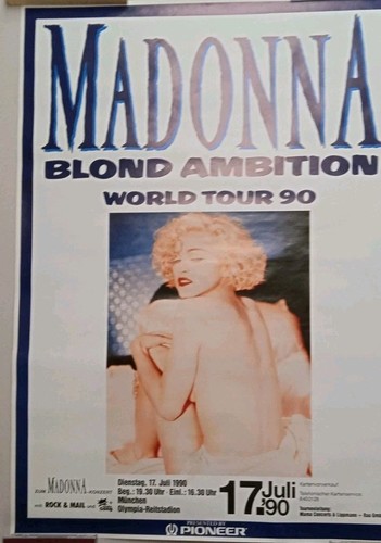 Madonna blond ambition tour - madonna,