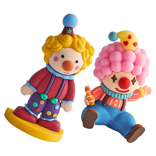 Pcs clown figurines circus - pcs,