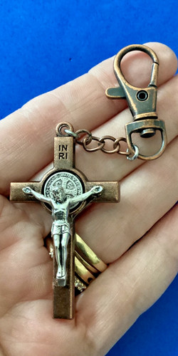 Copper benedict keychain - st,