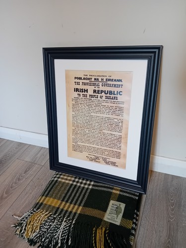 Irish proclamation framed - irish,