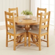 Cheshire Oak 1.2m Round Dining