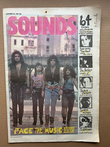 Kiss sounds magazine - sounds, october