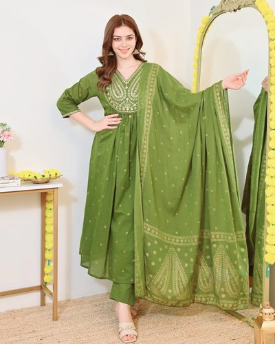 Women green embroidered - women’s,