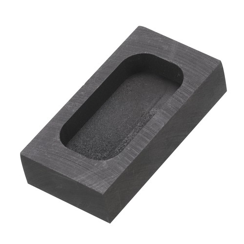Gold silver graphite ingot - silver,