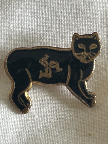 Manx cat vintage enamel - cat,