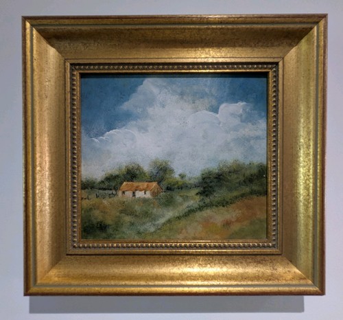 Original oil painting rural - oil,
