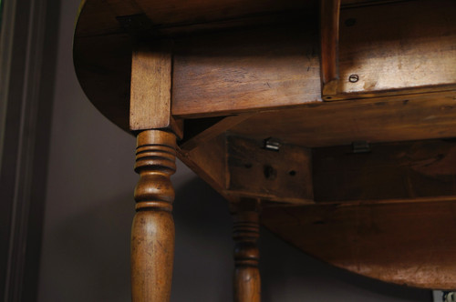 Antique oak farmhouse drop - oak,