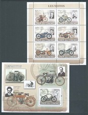 COMORO ISLANDS 2008 Mich 1837/42 & B43 Motor Cycles unmounted mint cat 20 euros
