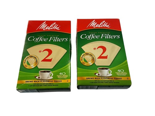 Melitta natural brown - natural, cone