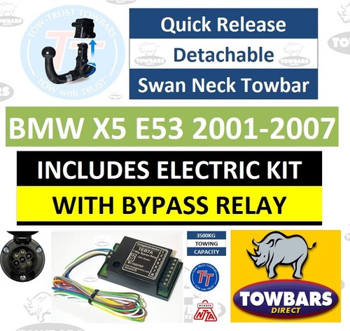 Detachable swan neck towbar - swan,
