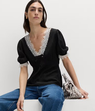 SIZE 8 to 20 Ex M&S Black Lace