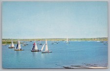 Postcard Yachting On River Alde Aldeburgh Suffolk Coast Sailing Boats Water