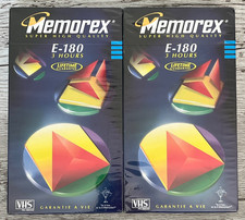 Memorex 180 blank vhs - x,