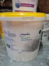 Cleanline  Urinal Toilet Blocks Lemon Bucket Chunk Cubes Piece 4.5kg 