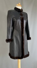 Vintage Chinese Black Leather