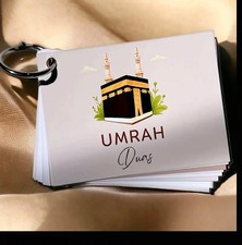 Umrah Dua Cards- Step-By-Step Guide to Umrah Supplications 20 cards
