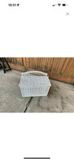 Vintage White Wicker Chest/Trunk – Beautiful & Unique – RRP £600+