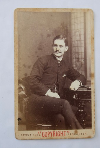 Cdv handsome victorian - of, a
