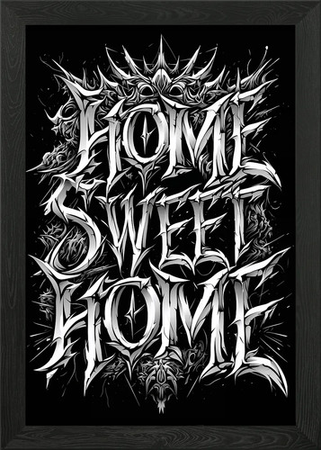 Home sweet framed wall - sweet,