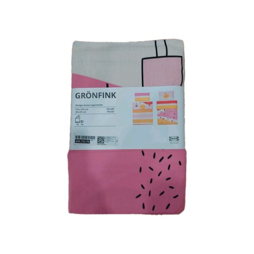 Ikea gronfink crib - pink, duvet