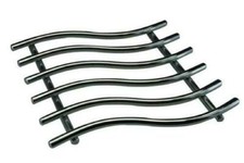 Chrome Trivet Cross Design Heatproof Table Hot Sauce Pan Pot Stand Rest 20 cm