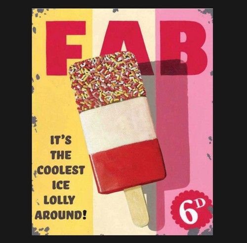 Fab ice lolly metal - lolly, ad