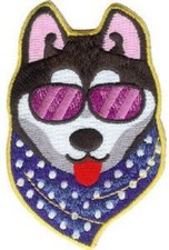 Cool Dog Patch Embroidered