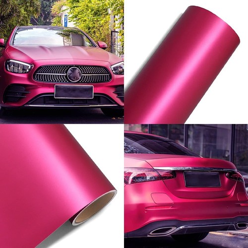 Matte satin ice rose red - red, vinyl