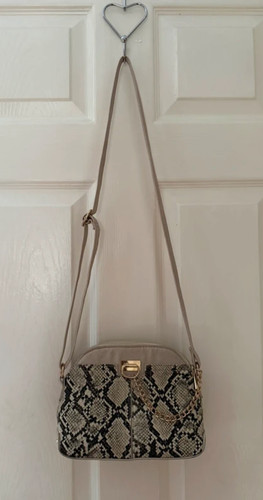 New look faux snakeskin beige - new,