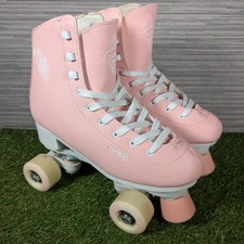 Oxelo RS Quad Pink Roller Skates Womens Size UK 5.5 EU 38 - Decathlon - VGC