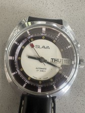 Vintage Slava 27 jewels Automatic Watch USSR Soviet Russian