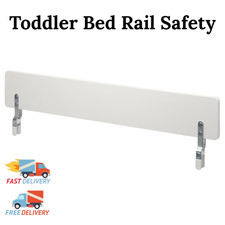 IKEA NATTAPA Bed Guard Rail White Child Safety Side Protector Toddler Cot Crib