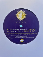 Goldie - The Calling Remix / DJ Die & Suv - War & Peace 12" Drum & Bass Vinyl