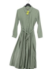 Cath Kidston Shirt Maxi Dress UK8 in Green