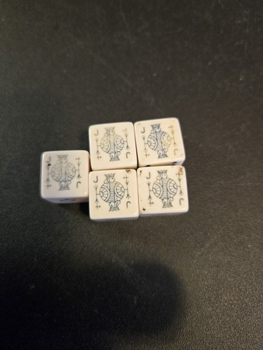 Vintage 16mm ivory - ivory, poker