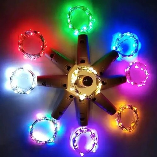 Copper bottle string lights - copper,