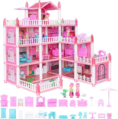 Large pink story doll - large,