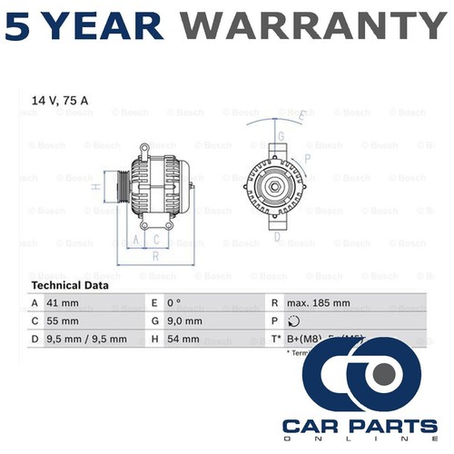 Alternator cpo fits combo - alternator,