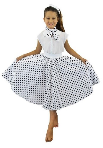Girls 1950 circle skirt - 1950's, +