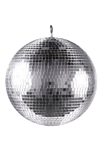 Disco mirror ball silver - mirror, |