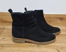 JIGSAW Flat Suede Boots Size