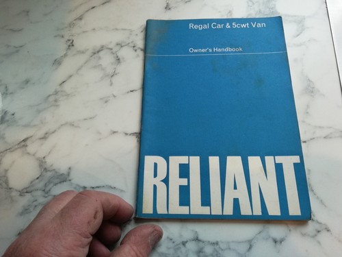 Reliant regal car cwt van - &,
