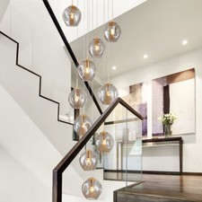 Modern Glass Pendant Light Bar