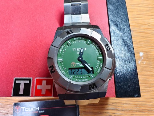 Tissot touch titanium green - tissot,