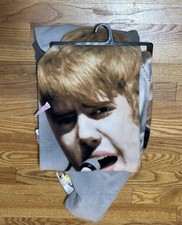 Justin bieber fleece throw - bieber,