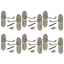 Door Handle Modern Scroll